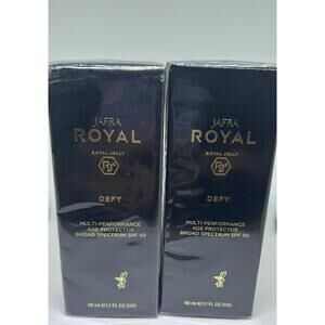 NEW Set Of 2 Jafra RJ Defy Multi-Performance Age Protector Broad Spectrum SPF 50